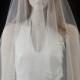 Wedding veil - 2 layer drop veil with a finished edge - 30x36 inch