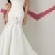 Taffeta Strapless Glamorous Spring A-line Wedding Dress Drop Waist