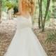 Spaghetti Straps Plunging V-neck Low Backless Wedding Dresses - LightIndreaming.com