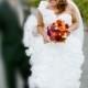 Plus Size One-shoulder Satin and Tulle Elegant Spring Sweetheart A-line Wedding Dress
