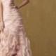 Romantic Pink Strapless A-line Ruffles Wedding Dresses - LightIndreaming.com