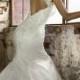 Stunning Straps Trumpet Lace Wedding Dresses with Keyhole Back - LightIndreaming.com