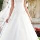 A-line Sweetheart Diamante Embellished Wedding Dresses - LightIndreaming.com