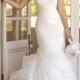 Trumpet Asymmetrical Pleated Bodice Sweetheart Vintage Wedding Dresses - LightIndreaming.com