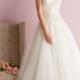 Strapless Sweetheart Ruched Bodice Embroidered Ball Gown Wedding Dresses - LightIndreaming.com