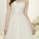 Criss Cross Asymmetrical Sweetheart Neckline A-line Wedding Dresses - LightIndreaming.com