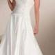 Beautiful Elegant Exquisite A-line Taffeta Wedding Dress In Great Handwork