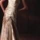 Beautiful Elegant Exquisite Satin Sheath Wedding Dress In Great Handwork