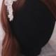 1920s' Victorian Style Wedding Headpiece -- Hand Embroidered Pearls on Lace Headband -- for Bridal /Bridesmaid / Formal Party