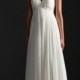 Beautiful Elegant Exquisite Empire V-neck Wedding Dress In Great Handwork