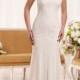 Elegant Spaghetti Straps Sheath Lace Wedding Dress - LightIndreaming.com