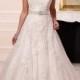 Sweetheart A-line Princess Lace Wedding Dress - LightIndreaming.com