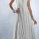 Beautiful Chiffon & Satin Empire Sweetheart Neck Raised Waistline Wedding Dress