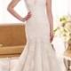 Fit and Flare Sweetheart Neckline Lace Embellished Wedding Dress - LightIndreaming.com