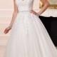 Sweetheart A-line Tea Length Wedding Dress - LightIndreaming.com