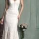 Simple Strapless Sweetheart Floor Length Lace Wedding Dresses - LightIndreaming.com