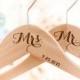 Personalized Bridal Hangers, Bride Hanger, Wedding Hangers