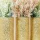 Wedding Centerpiece, Gold Wedding Decor, Cylinder Vase, Black and Gold Party Decor, Graduation Party, Glitter Vases, Pink and Gold, Set of 3