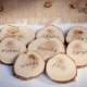 50 Wood Slice Place Settings ~ Wedding Table Place Settings ~ Spring Wedding