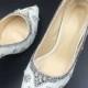 Elegant white/Ivory lace wedding shoes,prom shoes,Crystal shoes,handmade bridal shoes,Unique wedding shoes Size 7 8 9 10 11 12 Size 4~12.5