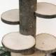 4 Tiered Rustic Cup Cake Stand. Wood Stand. Rustic Cake Stands. Rustic Centerpiece. Rustic Cupcake Stand