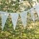 Lace Bunting Banner, lace bunting, wedding banner