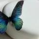 Wedding Cake Topper Edible Butterflies for Wedding Cupcakes - Edible Butterfly Wedding Cake Decoration  - Small Blue Green