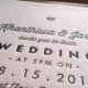 Letterpress Wedding Invitations //  Made to order - 'Pearl' Design