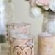 Personalized Birch Candle Holders Rustic Wedding by Morgann Hill Designs   (Item Number MHD20048)