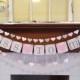 Bridal Shower Decoration Bridal Shower Banner Miss To Mrs. Banner Paper Heart Garland Bachelorette Party CUSTOM colors - you pick colors -