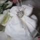 Wedding Dollar Dance Bag, Bridal Money Bag, White or Ivory Satin Wedding Purse