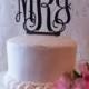 Three Letter Monogram Initial Wedding Cake Topper MADE In USA…..Ships from USA