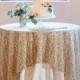 Sequin Tablecloth Overlays
