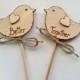 Better Together, Rustic Wedding Cake Topper, Bird Cake Topper - Rustic Cake Topper, Wooden Cake Topper