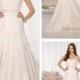 Strapless Sweetheart A-line Simple Lace Wedding Dresses
