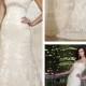 Sweetheart A-line Beading Lace Appliques Wedding Dresses with Beading Belt