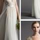 Romantic A-line Wedding Dresses with Illusion Neckline and Plunging Back
