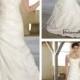 Cap Sleeves Lace Over Bodice A-line Wedding Dresses with Illusion Back