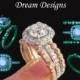 Dream Designs - 3D Printing - Design your own - Custom Personalized Gold Solitaire Diamond Engagement Ring - Engagement Ring - CAD - Rickson