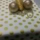 GOLD Dot Table Runner- or Napkins -or Placemats -Centerpiece Rounds, Squares , Gold metallic polka dots on white or on black,  bridal