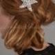 Rhinestone Starfish Hair Comb, Beach Wedding Hairpiece - Raelyn