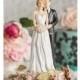 Paper Roses Wedding Cake Topper - Custom Painted Hair Color Available - 101620/1