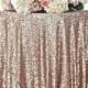 Fabric Swatch Champagne Sequin Cloth  Sample TableCloth Wholesale Sequin Table Cloths Sparkly Champagne Table Sequin Linens