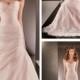 Fit and Flare Cross Sweetheart Neckline Ruched Bodice Wedding Dresses