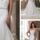 Beaded Sweetheart Lace Appliques Mermaid Wedding Dresses with Jeweled Band Waist