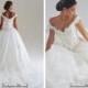 Beautiful Satin Off-the-Shoulder Wedding Dress