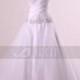 Tulle Woven Bodice Wedding Gown Available in Plus Sizes W840