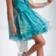 Beautiful Short Sleeveless Organza Ball Gown Prom Dress