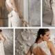 Deep V-neck Floor Length Open Back Wedding Dress