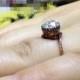 Moissanite ring Elegant  Antique Engagement Ring 925 Sterling Silver Engagement Ring Antique Style Engagement Ring size 4  small